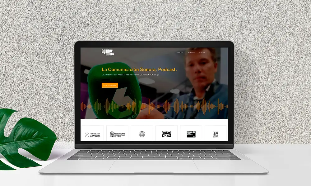 Portafolios Diseño Web Asturias - Productor Podcast Aguiar Audio