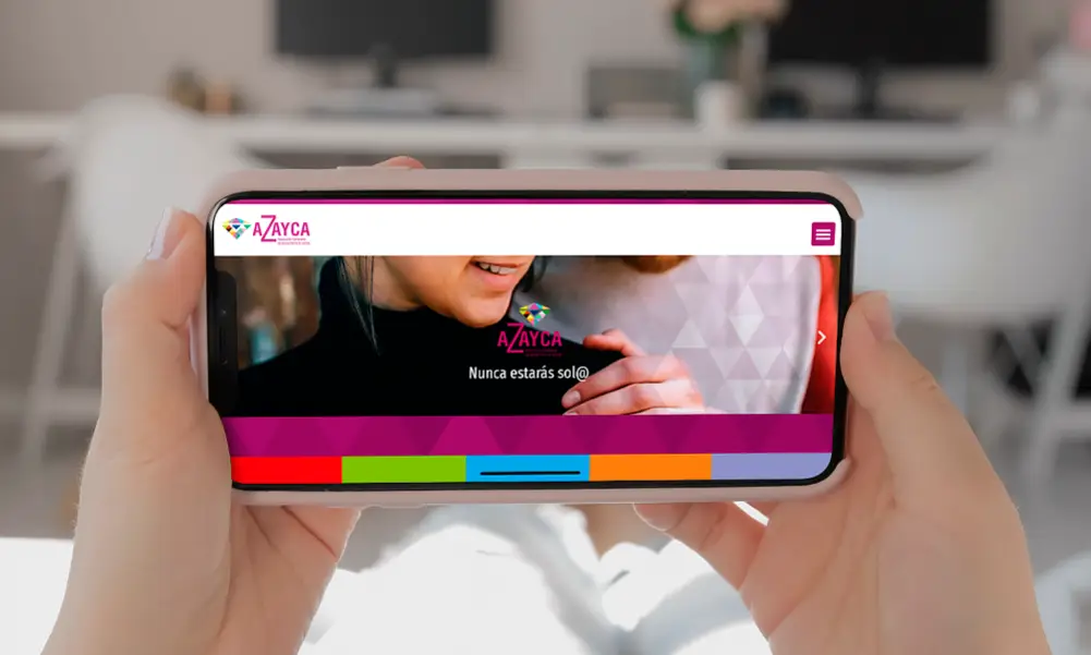 Portafolios Diseño Web Asturias - Azayca Ayuda contra el Cáncer