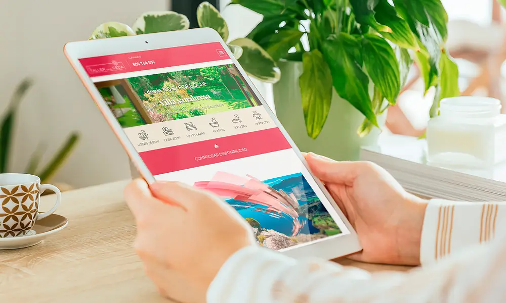 Portafolios Diseño Web Asturias - Casa Rural El Taller de la Seda