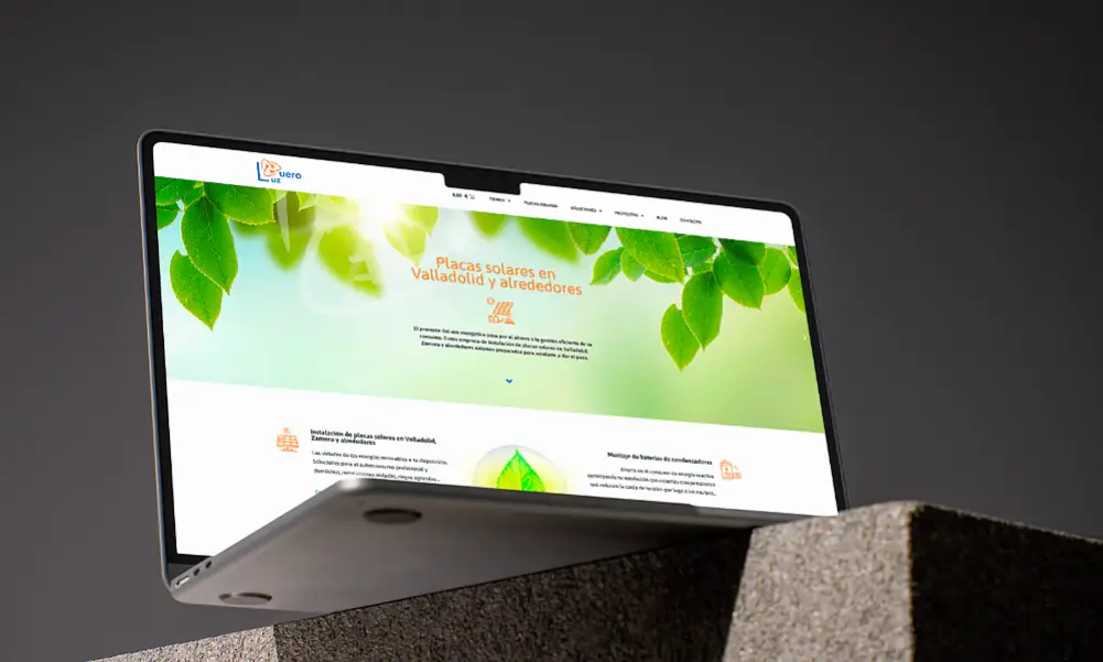 Portafolios Diseño Web Asturias - Dueroluz