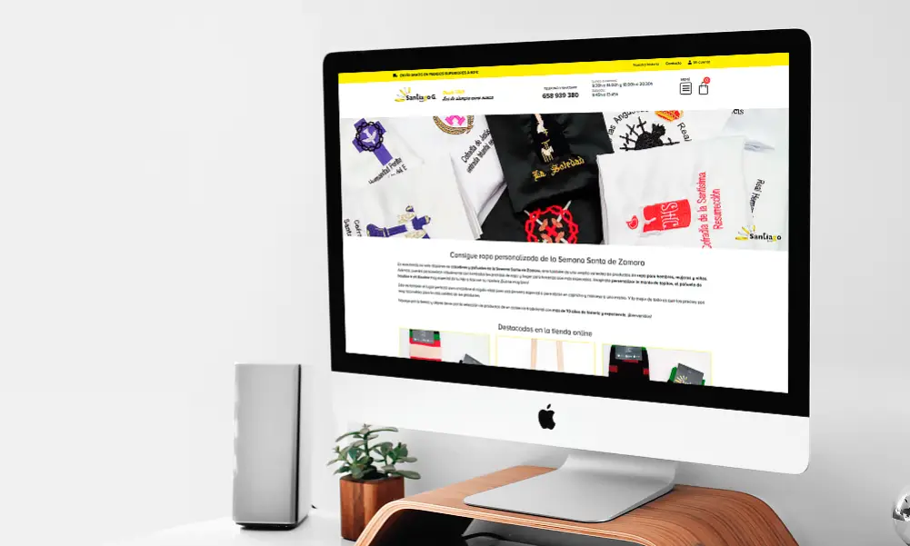 Portafolios Diseño Web Asturias - Santiago Textil