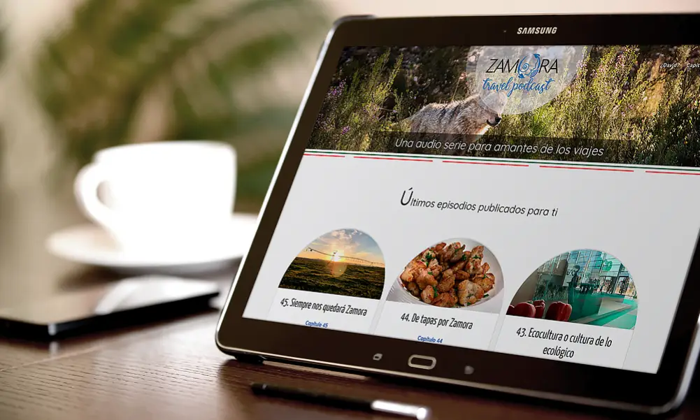 Portafolios Diseño Web Asturias - Zamora Travel Podcast